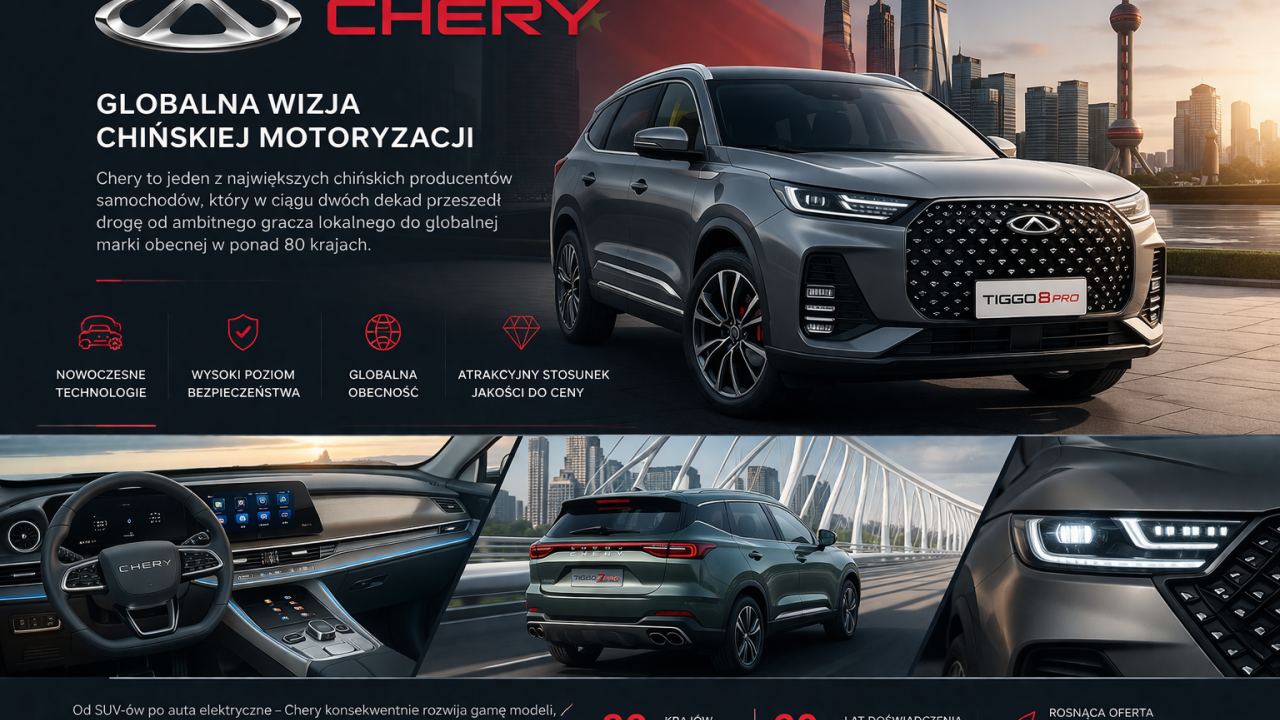 CHIŃSKI SMOK Z WUHU. WSZYSTKO, CO WARTO WIEDZIEĆ O MARCE CHERY