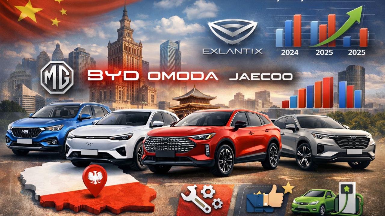 Chińskie marki samochodów w Polsce – jak wygląda rynek w 2024 i 2025?