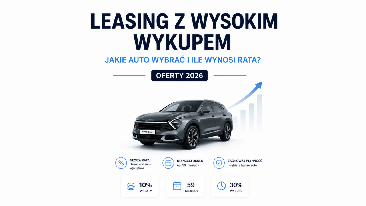 Leasing z wysokim wykupem – auta, raty i oferty 2026 | CarSigma